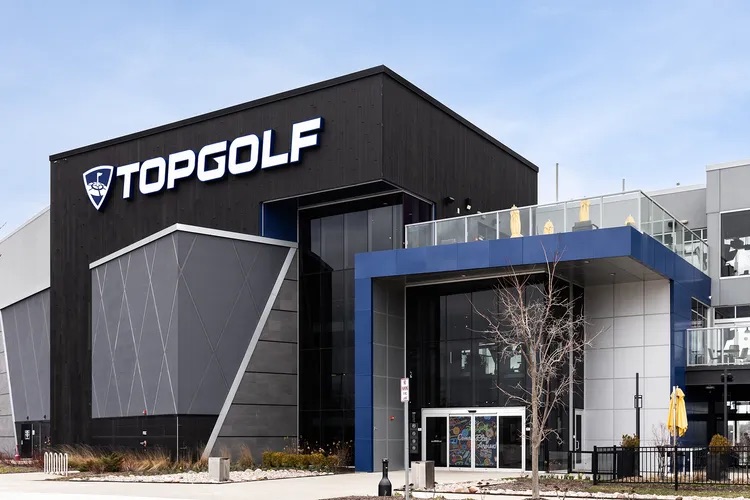 Topgolf building